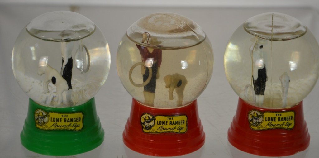 Lone Ranger Snow Globe Lot (1 of 3)