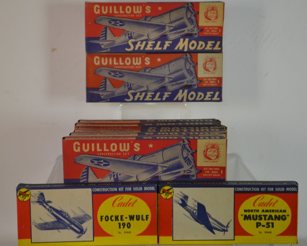 Eight Guillow's Shelf Model Airplanes & Others (1 of 2)