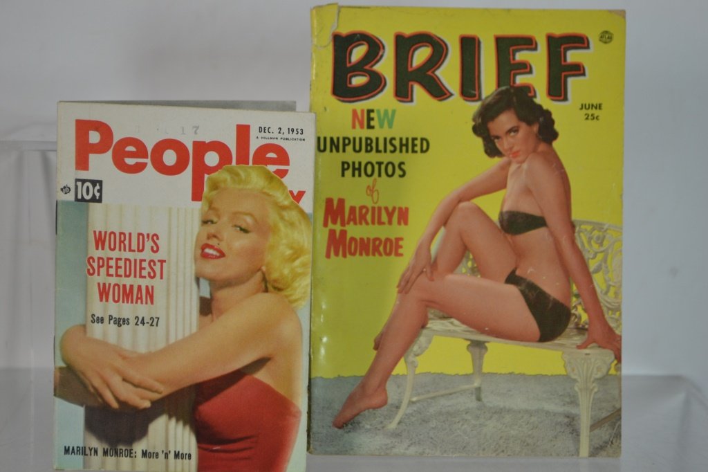 Two 1950s Marilyn Monroe Entertainment Magazines (1 of 1)