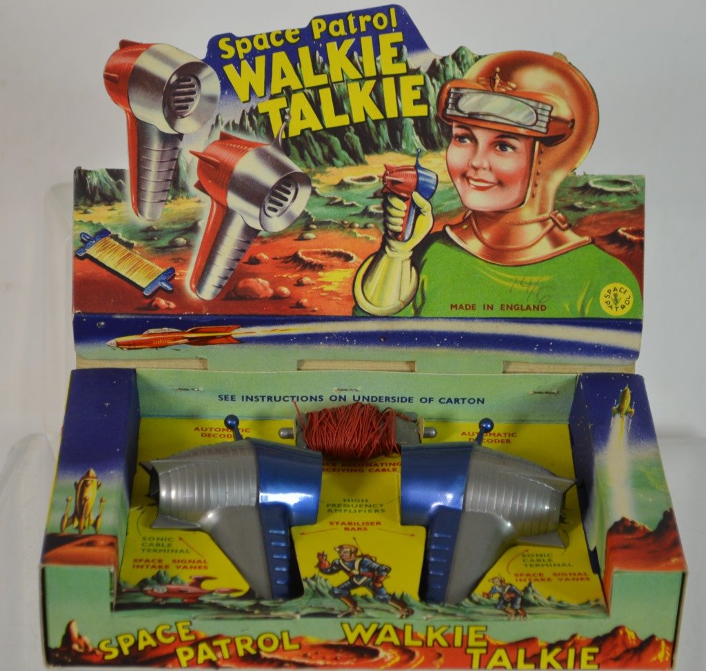 Space Patrol Walkie Talkie Set New in Box (1 of 3)