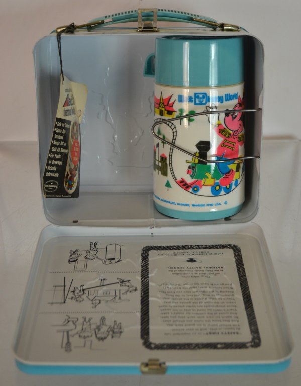 Walt Disney World Tin Lunch Box w/ Thermos (1 of 3)