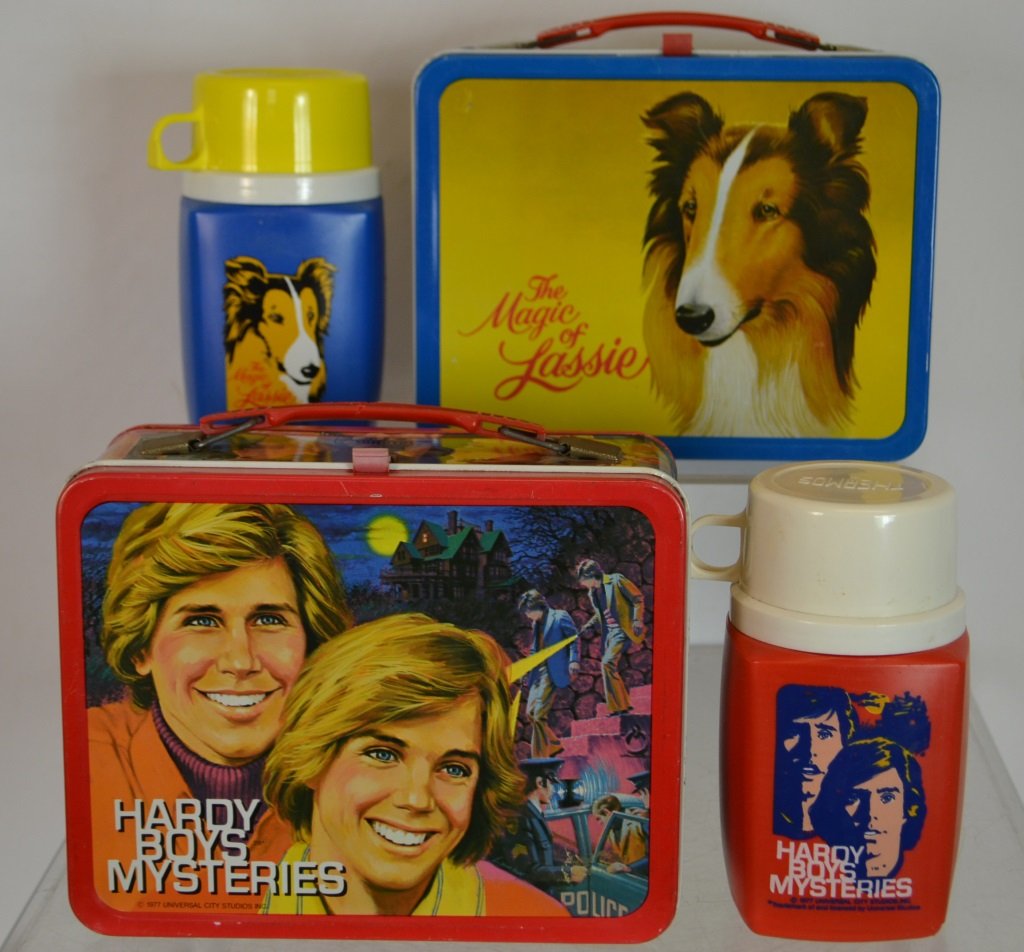Two 1970's Tin Lunch Boxes Made By Thermos (1 of 9)