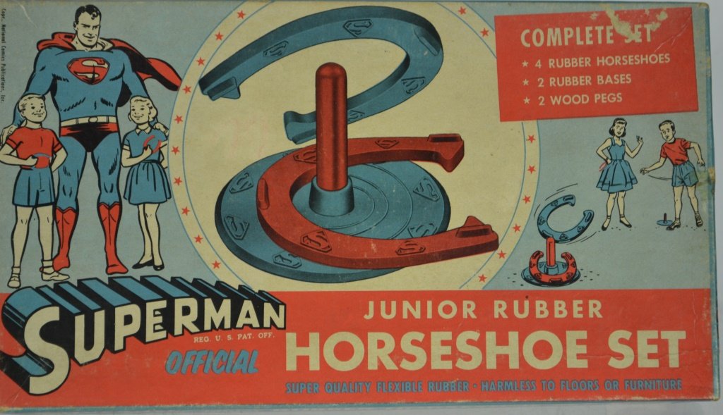 Superman Junior Rubber Horseshoe Game (1 of 1)