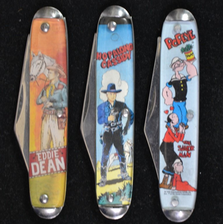 Three Vintage Novelty Pocket Knives (1 of 1)