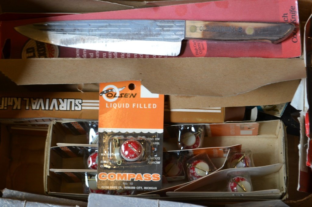 Various Grouping OF Knives & Compass & Others: Various Grouping OF Knives & Compass & Others