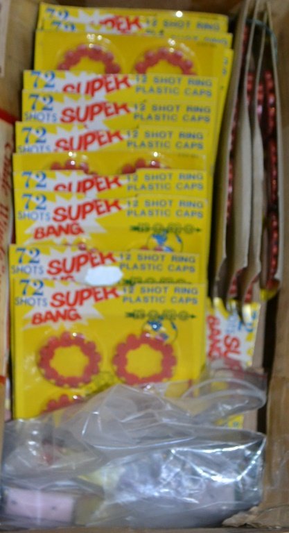 2 Large Boxes Of Cap Gun Caps As Seen in Photo: 2 Large Boxes Of Cap Gun Caps As Seen in Photo