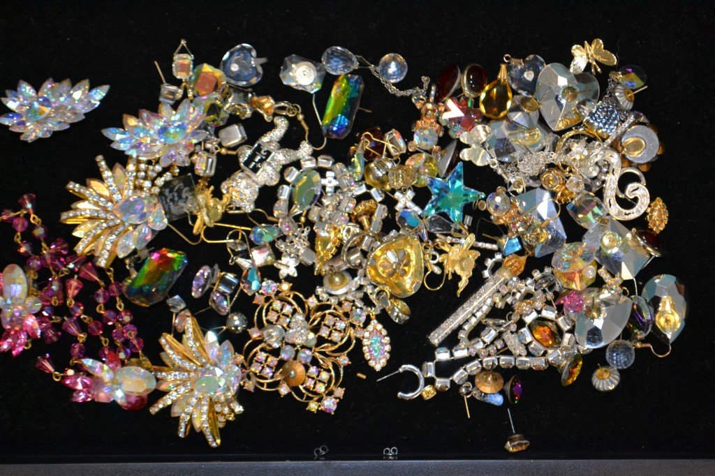 Grouping of Rhinestone Costume Jewelry (1 of 1)