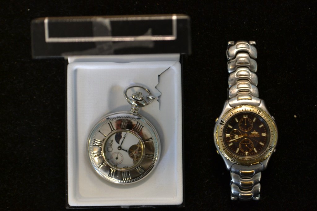 Men's Citizen Wrist Watch & Colibri Pocket Watch (1 of 1)