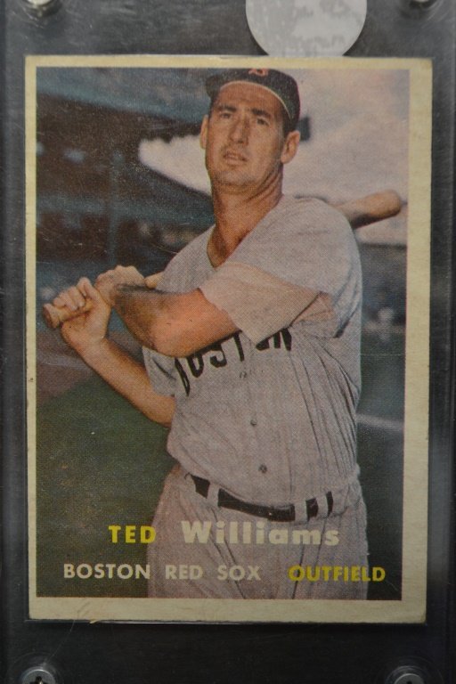 1957 Topps Ted Williams # 1 Baseball Card (1 of 2)