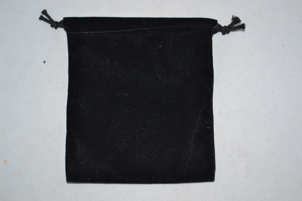 10 Black Plush Knife Pouches with Drawstring: 10 Black Plush Knife Pouches with Drawstring; fits up to 4.5 inch knife each
