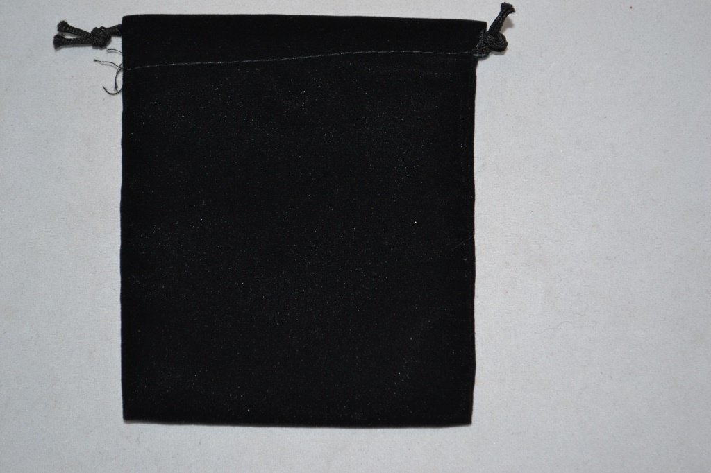 10 Black Plush Knife Pouches with Drawstring: 10 Black Plush Knife Pouches with Drawstring; fits up to 4.5 inch knife each