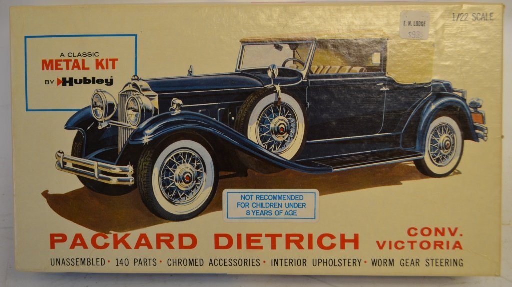 Hubley Packard Dietrich NIB Unassembled 1/22 Scale: Hubley Packard Dietrich NIB Unassembled 1/22 Scale No. 4863