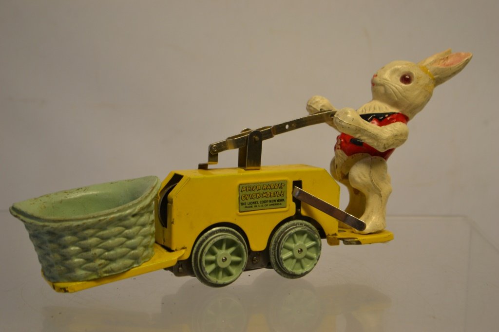 Pre-War Lionel Tin Wind-Up Peter Rabbit Hand Car: Pre-War Lionel Tin Wind-Up Peter Rabbit Hand Car no box
