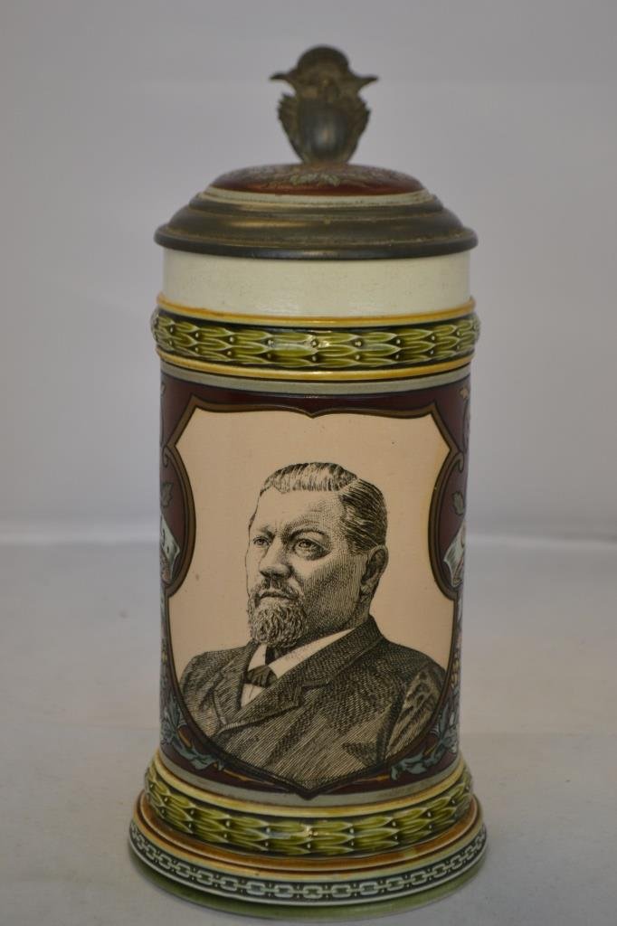 Mettlach 0.5L Stein (George Ehret Brewery) (1 of 8)