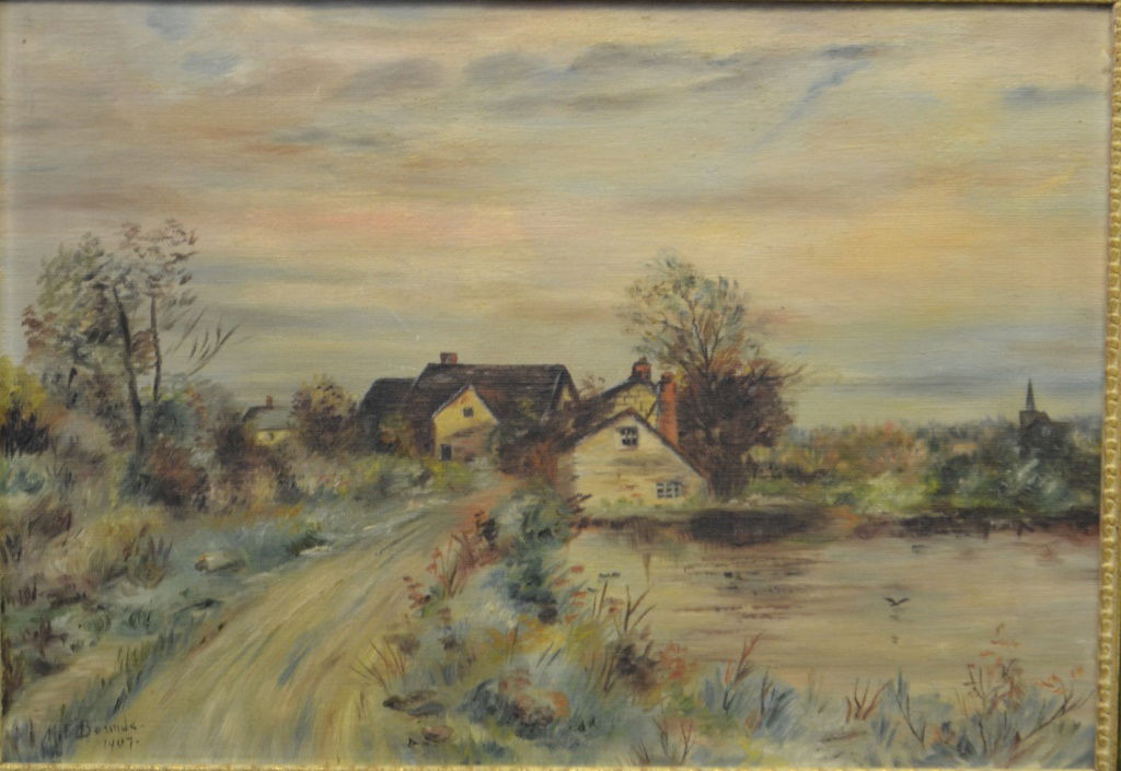 Early 20th C Oil on Canvas (1 of 3)