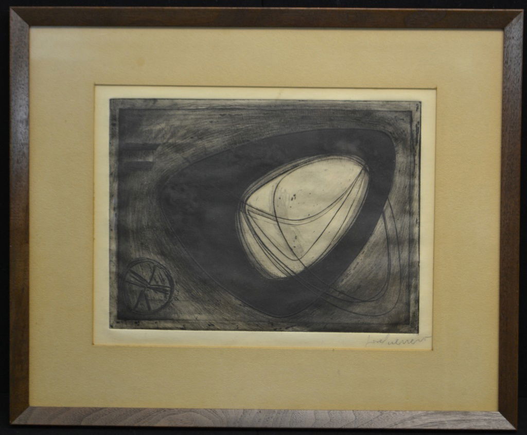 Jose Guerrero Signed Frame Etching (1 of 3)