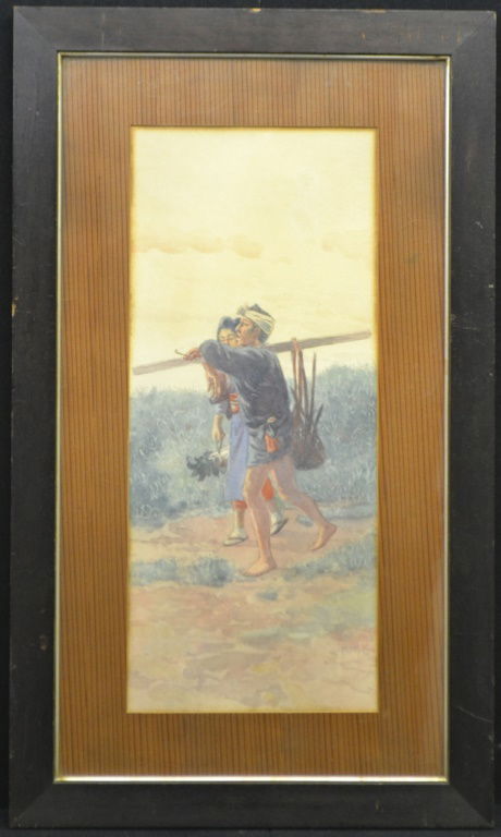 Misei. K Original Japanese Watercolor (1 of 4)