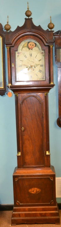 19th C English Tall Case Clock (1 of 5)