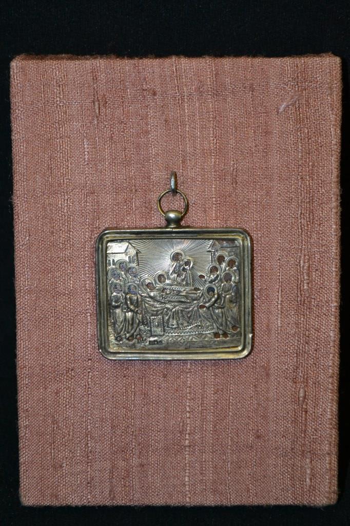 17th or 18th C Miniature Russian Icon Alexei Isaev (1 of 4)