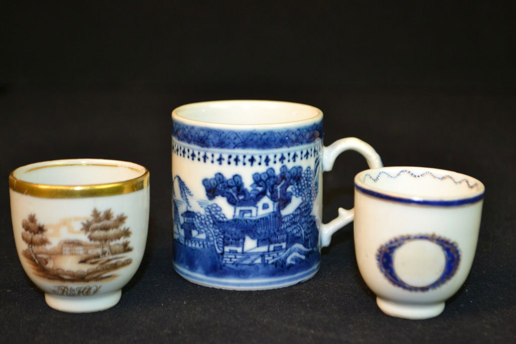 3 Chinese Ceramic Cups in Various Styles (1 of 3)