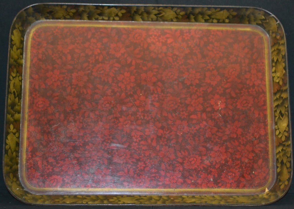 English Regency Paper Mache Tea Tray (1 of 4)