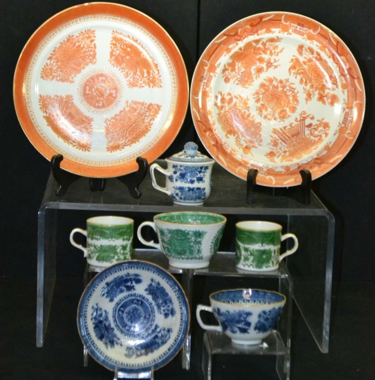Collection Of Early 19thC Chinese Export Fitz Hugh (1 of 6)