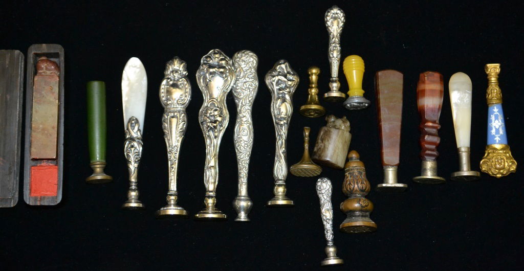 Collection 18 Chinese & American Wax Seals (1 of 5)