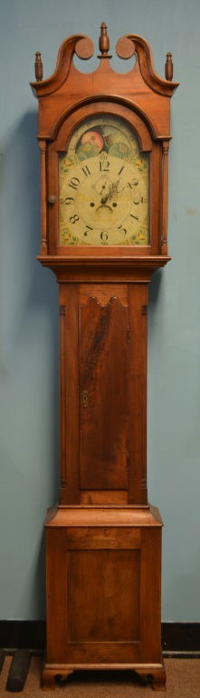 Jacob Diehl Tall Case Clock Reading, PA ca.1800 (1 of 5)