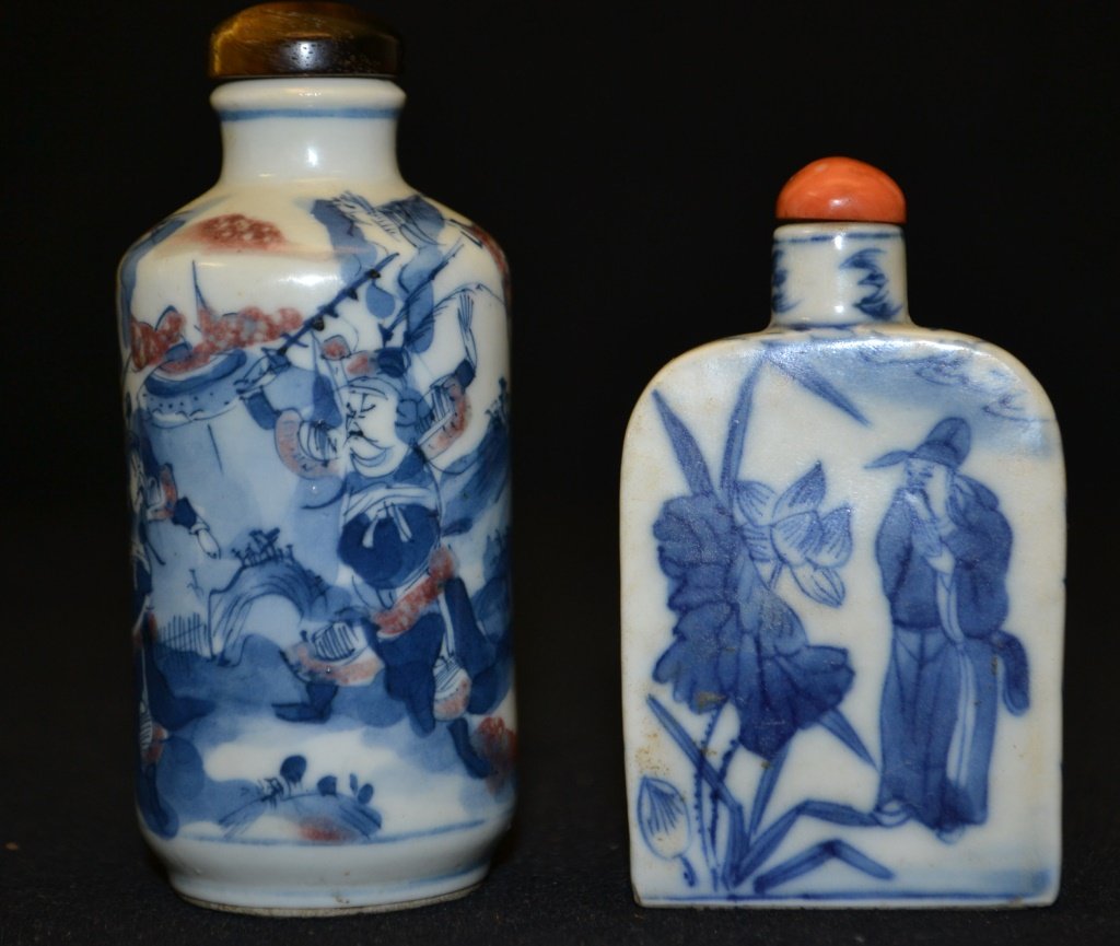 Two Chinese Porcelain Snuff Bottles (1 of 2)