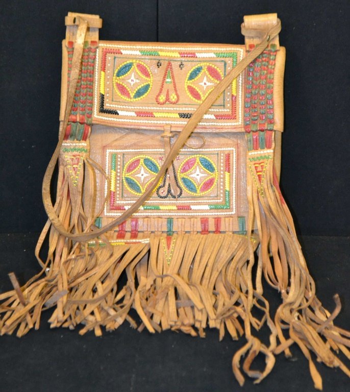 Mid Western Style Leather Hand Bag (1 of 2)