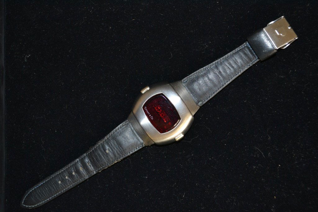 Tiffany & Co Pulsar LED Computer Watch 1973: Tiffany & Co Pulsar LED Computer Watch 1973