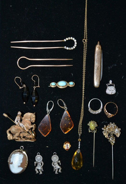 Denicola Vintage Horse, Victorian Hair Pins, Etc (1 of 1)