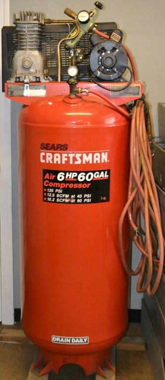 Craftsman 6hp 60 Gallon 125 Psi Air Compressor