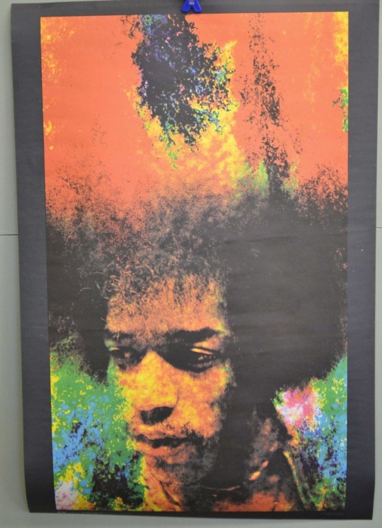 Jimi Hendrix 1969 Poster: Jimi Hendrix 1969 Poster. Measures 24x36 in.