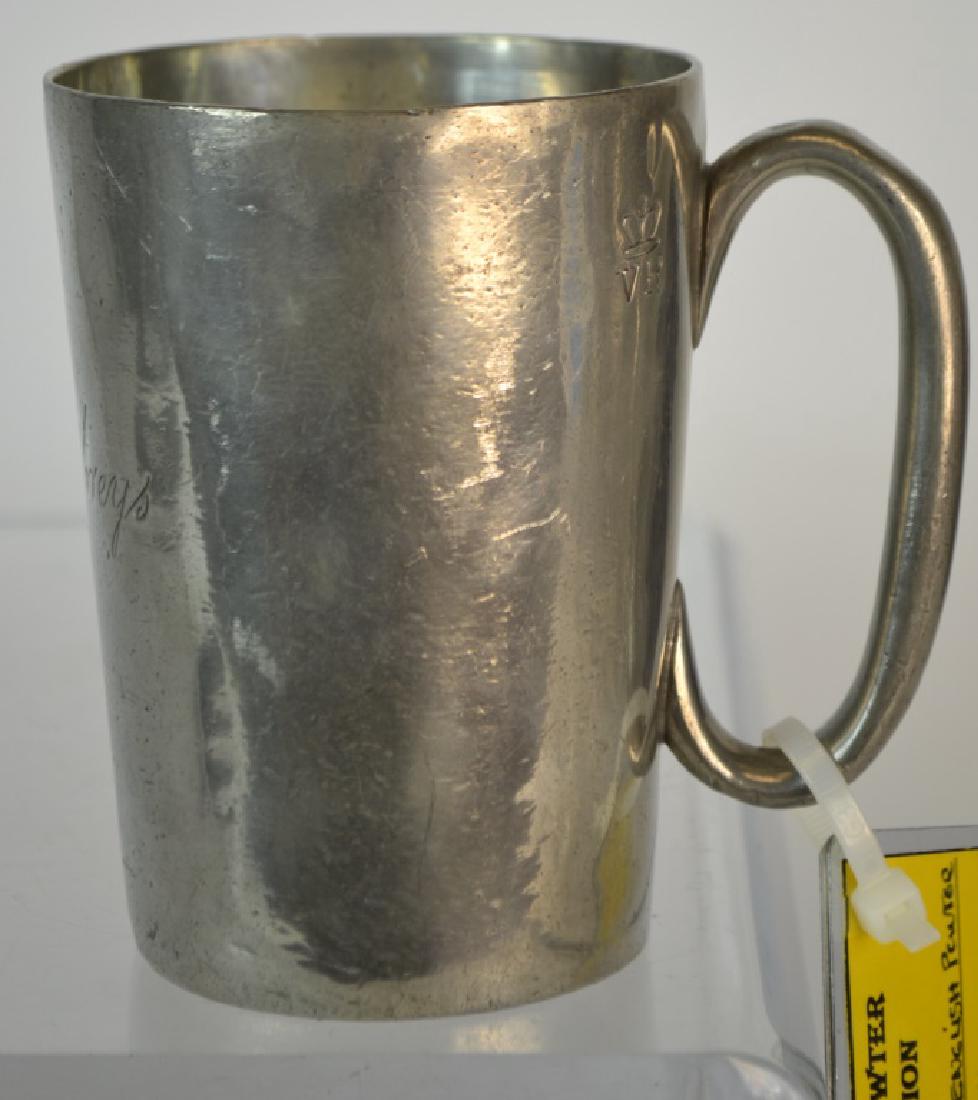 19th Century English Pewter Pub Tankard (1 of 4)