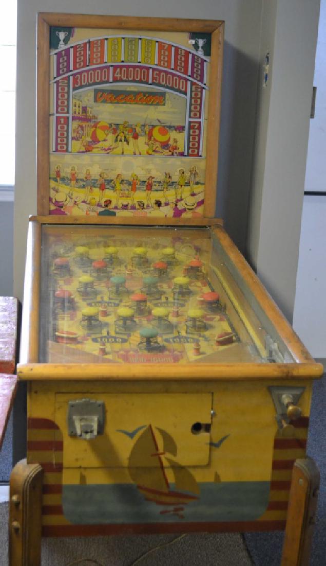 Bally Mfg. Vacation Pinball Machine (1 of 3)