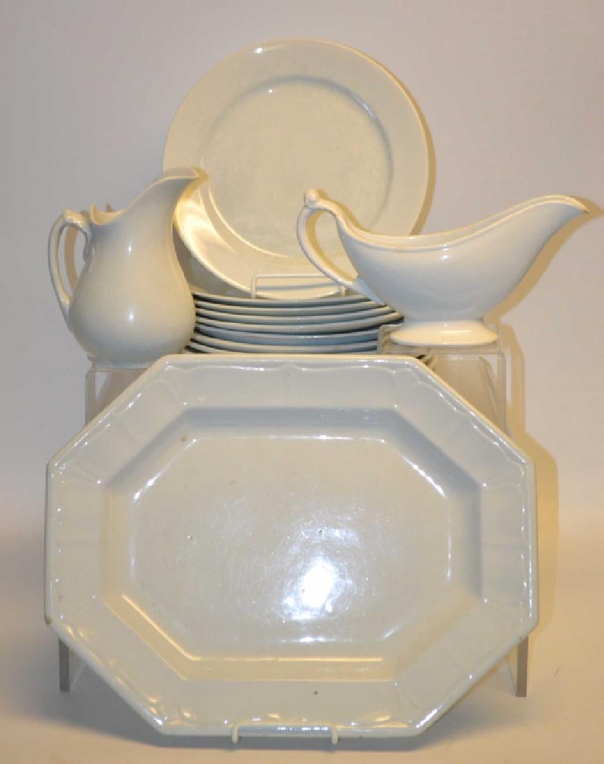 Assembled Set of  Antique White Ironstone (1 of 4)