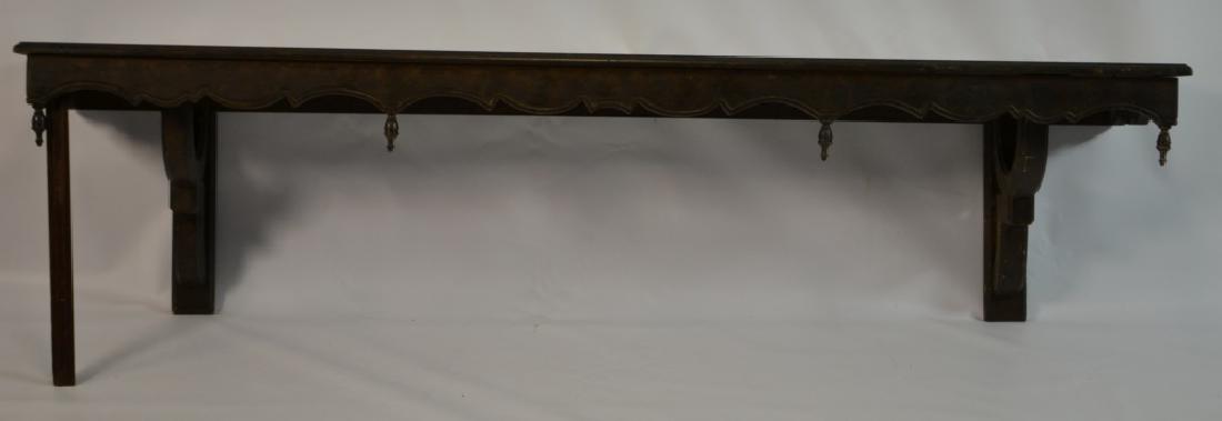 Large Ornate Hanging Wall Shelf (1 of 2)
