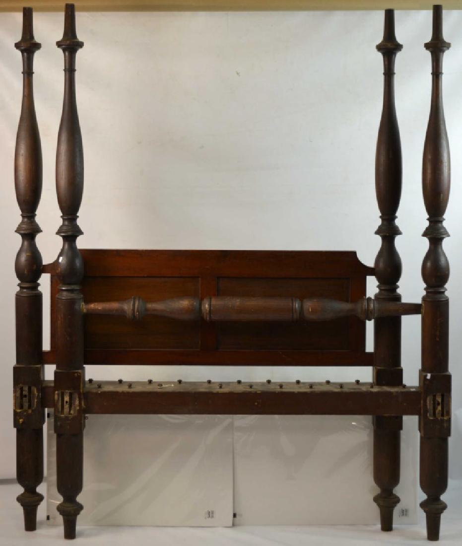 19th C Four Post Rope Bed (1 of 3)