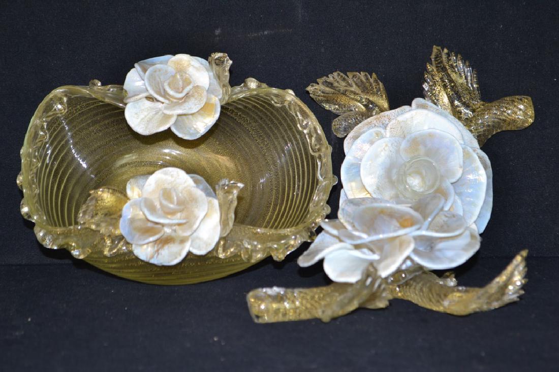 Venetian Three Piece Table Centerpiece Set (1 of 3)