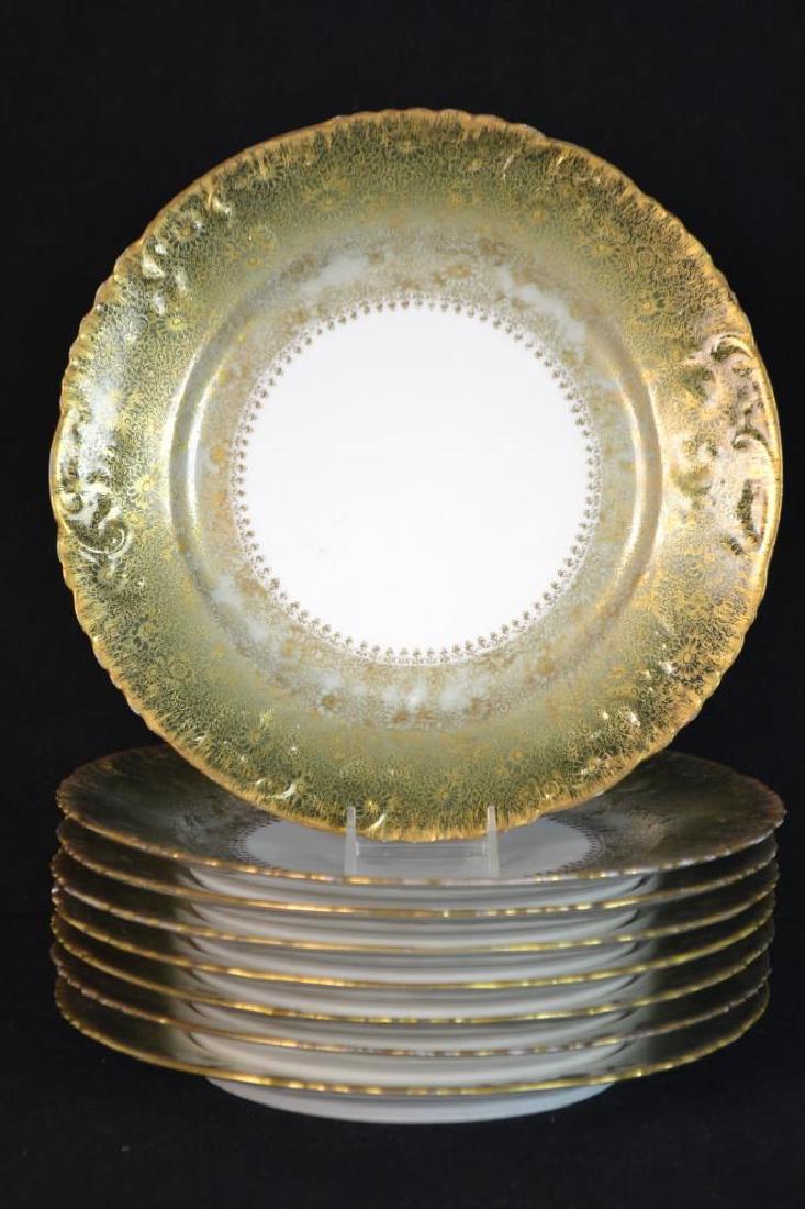8 Ch Field Haviland Limoge 9 1/2"  Dinner Plates (1 of 1)
