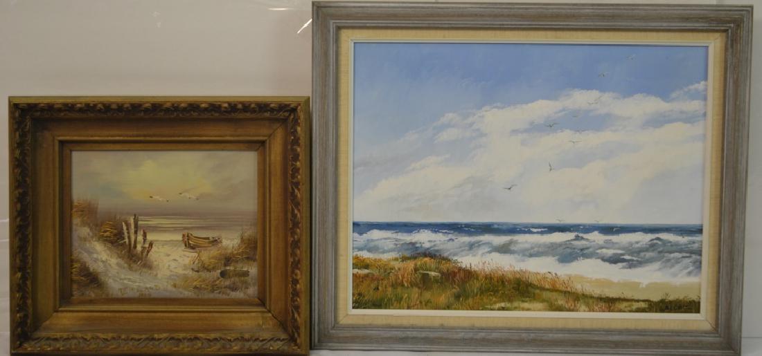 J. Alcott & Thornton E. Ireland Oil Paintings (1 of 5)
