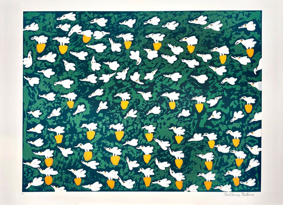 Antonio Poteiro - Ninhal - Posthumous Limited Edition Serigraph (1 of 3)
