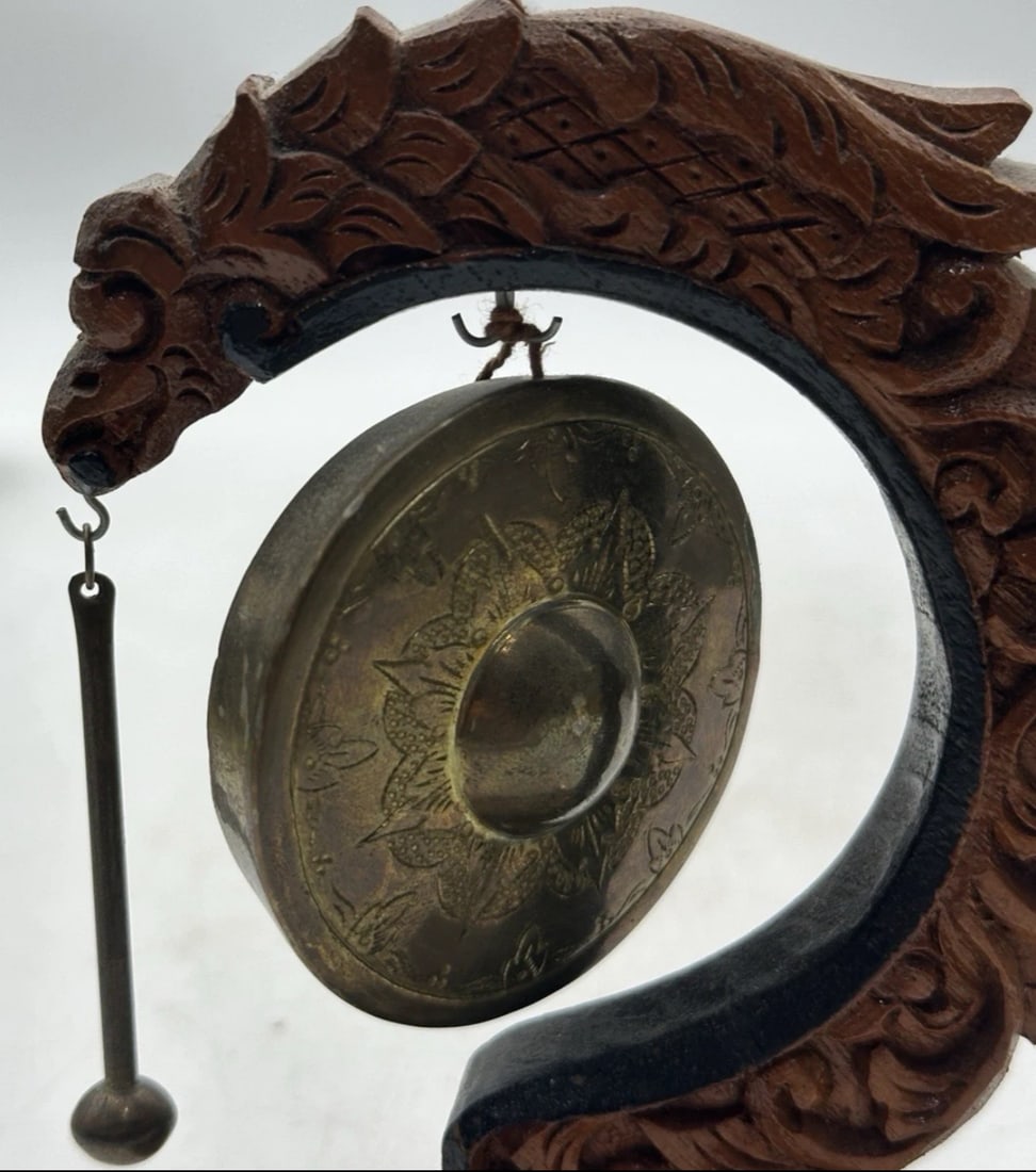 Dragon Shape Brass Dinner Caller - 2