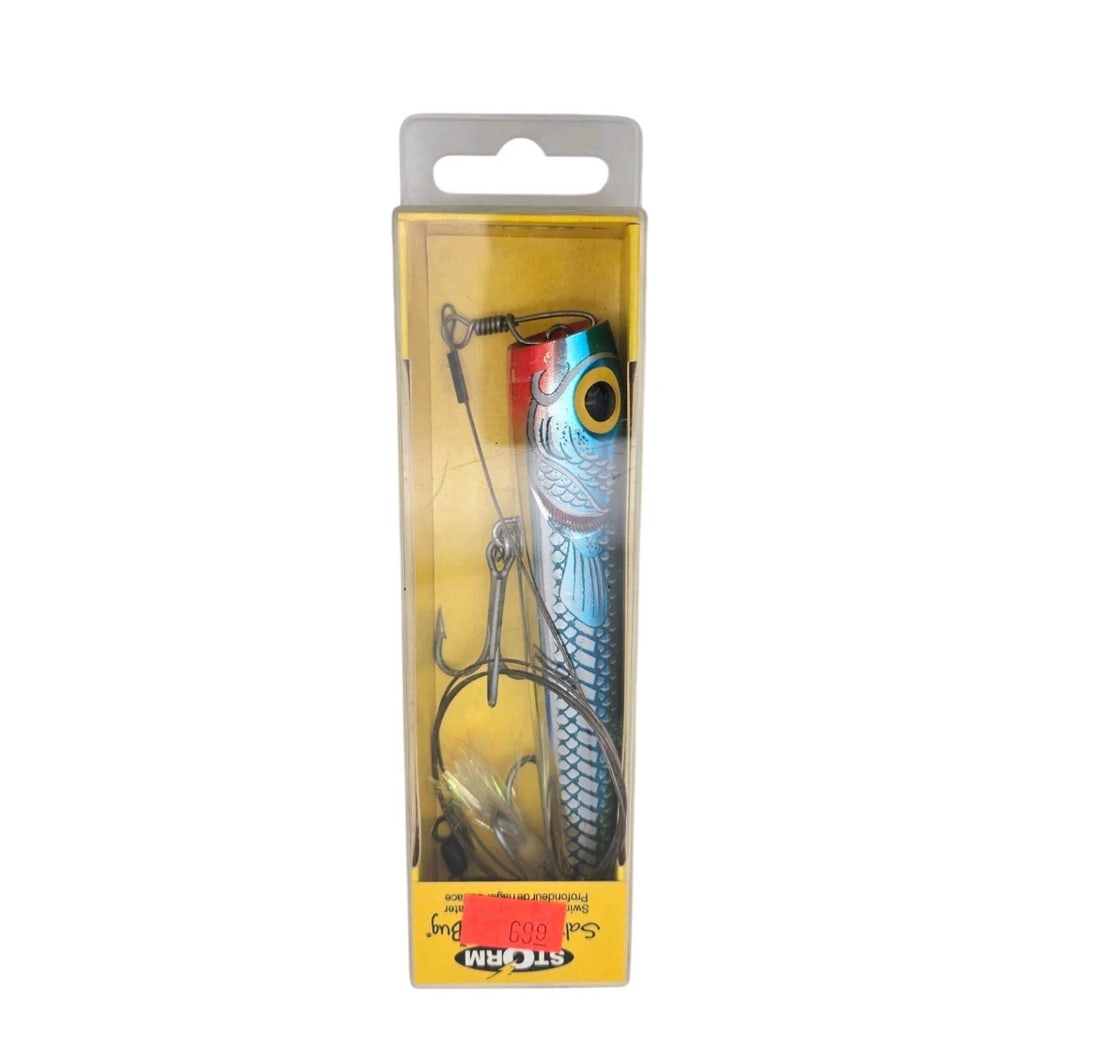 Storm Salt Bug Fishing Lure - New in Original Box Blue Scale Pattern (1 of 3)