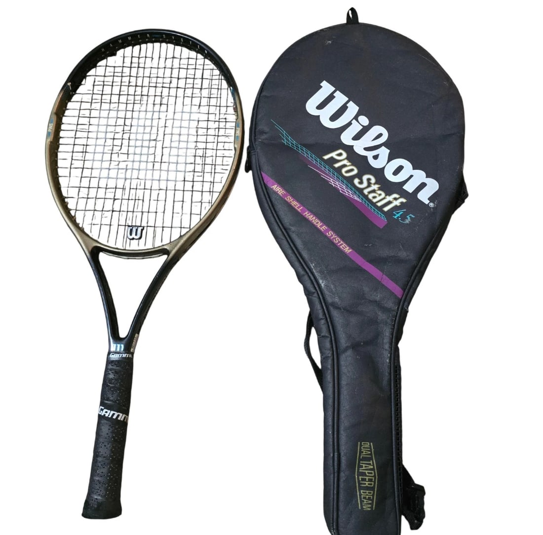 Wilson Pro Staff 4.5 Tennis Racquet - Hammer System Dual Taper Beam with Cover (1 of 11)