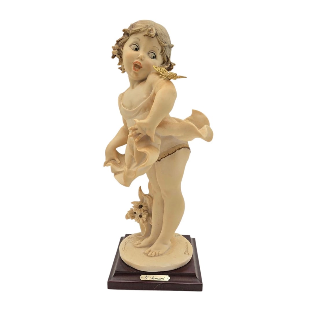 Vintage 1991 Girl With A Friend Giuseppe Armani Florence 11" Tall (1 of 10)
