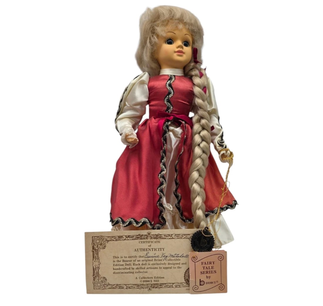 Porcelain Doll Brinn's Rapunzel Made In Korea (1 of 6)