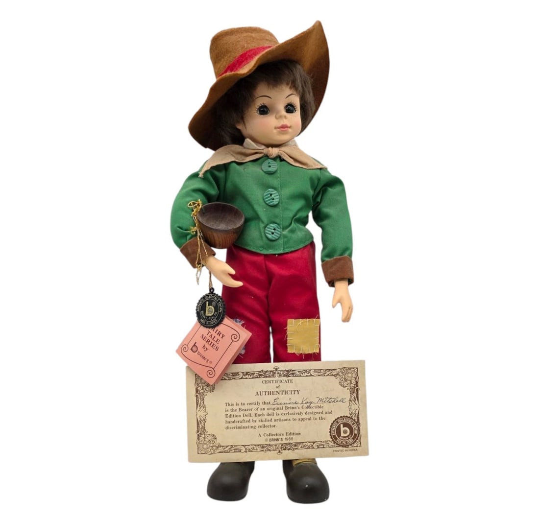 Brinn's Fairy Tale Series Tom Tucker Doll 1988 With Tags & Box (1 of 6)