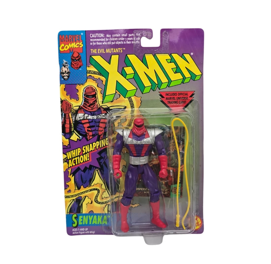 X-Men 1994 Marvel The Evil Mutants Senyaka Toy Biz Action Figure 49389 (1 of 6)